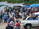 General view of hamfest flea market.